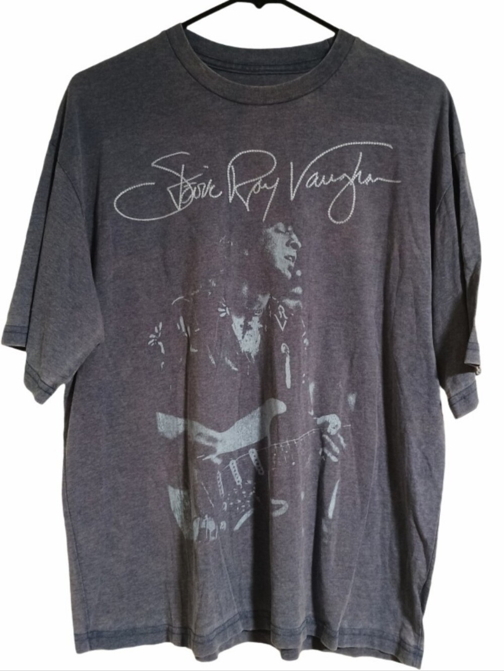 Stevie Ray Vaughan Graphic Band T-Shirt Black New With Tags